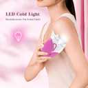Epilator for Women, Smooth Glide glabrouse Skin epilator Facial Hair Remover with 2 Speed & LED Light, Electric Facial Hair Removal Suitable for Face, Bikini Areas, Underarms, Arms, Legs