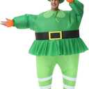Inflatable Leprechaun Costume Adult irish Blow up Costume leprechaun Outfit Men st patricks day costume irish suit