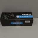 ANDGOO Large Acrylic Display Risers, 2 Sets(11.2L~11.6L~12L) Clear Rectangular Showcase Collectibles Display Shelf, Retail Desktop Risers Display Stand for Organize and Decoration