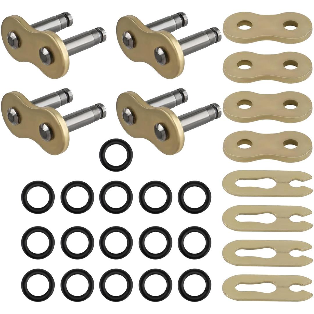 520HV 520 Chain Master Link Connecting Links with O-Ring for Motorcycle Dirt Bike Pack of 4 Masterlink
