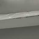 UNISHADES no Drill Cordless Roman Shades for Windows, 37" W 64" H - 100% Blackout - Linen - Mist White