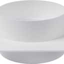 Vent Systems 4" inch Air Vent Duct Connector Flange Straight Ventilation Pipe Plastic Ducting Connector Plate For Cooling Heating Ventilation System HVAC With Valve