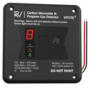 RV Carbon Monoxide & Propane Detector, Replacement for Old RV Gas Detector #31011, 2 in 1 Dual CO/LP Gas Alarm, Hardwired - VDC 12V, Flush Mount, Black