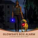 2 x WSDCAM Personal Safety Alarm for Women, 130dB Loud Keychain Alarm with 3-Color LED Safety Light, Rechargeable Self Defense Keychain Personal Alarms for Women, MissCubieGlowSafe Box (Purple)