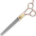JASON 7.5" Dog Grooming Scissors - Professional Thinning Shear with 54 Teeth Japanese 440C Stainless Steel Blender Scissor for Dogs, Cats and Other Animals