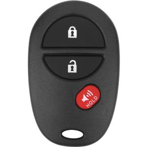 Key Fob Replacement for 2008-2013 Toyota Highlander/ 08-18 Sequoia/ 04-17 Sienna/ 05-16 Tacoma/ 07-18 Tundra Car Keyless Entry Remote Control,GQ43VT20T,3 Buttons