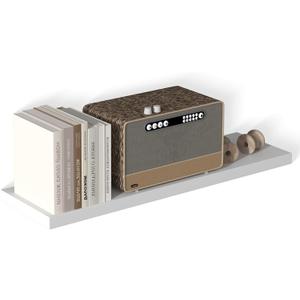 40 Inch Floating Shelf 1 Pack Large Floating Shelves for Wall No Drilling Accessories Included Deep Wall Shelves for Living Room Kitchen Farmhouse 40" W x 12" D x 1.2" White