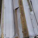 Merax Full Over Full Farmhouse Loft Bed with Murphy Cabinet Bed w/Hydraulic Lift, Solid Wood Wall Bunk Bed with Storage Staircase, Shleves & Desk/No Box Spring Needed/Easy Assemble/White