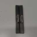 2 x Gentlehomme - Men's 2-in-1 Eyebrow Brush & Pencil - Shape, Define & Fill In - Ultra-Thin, Long-Lasting Black - Vegan