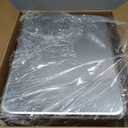 Stainless Steel Litter Box | Metal Kitty Litter Box with Lid High Sided for Small Cats or Injured Cats, Bunny Litter Boxes, Low Entry, Odor-Free, Non-Stick,Includes Scoop (Silver Gray)