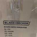 BLACK+DECKER 40-Cup Coffee Urn, Fast Brew with Drip-Free Spigot, Black