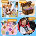24PCS Tic Tac Toe Game Birthday Summer Party Favors Goodie Bags Stuffers for Kids 3-5 4-8 8-12 Classroom Treasure Chest Carnival Prize Box Toys Bulk Keychain Pinata Filler Return Gifts for Girl Boy