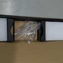 Mailbox Mounting Bracket,Carbon Steel,Suitable for Metal Gates, Railings and Fences,Metal mounting Brackets for General use,Black