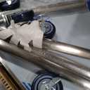 Commercial-Grade Stainless Steel Workstation Table with Under Shelf & Lockable Casters (30"x36"x26")