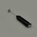 Bonsenkitchen Powerful Milk Frother for Coffee, Fast Handheld Drink Mixer with Stainless Steel Whisk, Battery Operated Hand Frother Stirrer Wand-Black