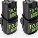 Upgraded 2Packs 3000mAh Replacement Battery for Stihl 10.8V HSA 26 Battery HSA26 AS2 GTA26 SEA20 Cordless Shrub H-SA 26 Grass Shears Batteries Number 45154006500 10.8V Cordless Tool Batteries