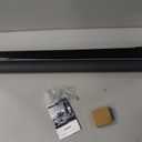 LazBlinds No Drill Blackout Roller Shades, 28" W x 72" H, Black