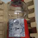 Vintage Gumball Machine - 11-Inch Retro-Style, Coin-Operated Cast Metal Vending Machine with Glass Globe and Free Spin by Great Northern Popcorn (Red)