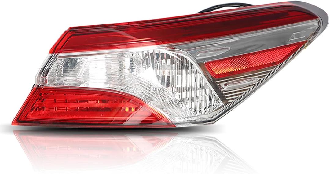 Labwork Passenger Side Tail Light Replacement for Toyota Camry 2018 2019 2020 Rear Tail Light Brake Lamp Assembly RH Right Side 8155006720 TO2805134