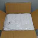 GOLD TEXTILES Bulk Pack 60 Pcs (5 Dozen) White Economy 15x25 Inches Basic Hand Towel - 2.25 lb/dz