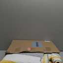 Homzard Quilt Queen Size-Comforter Queen Bedding Set, Yellow Gray White All Cotton Quilted Bedspread, Striped Floral Pattern Quilt Set, Lightweight Paisley 3 Piece, All Seasons (Queen (90"x98"))