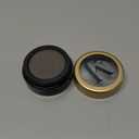 Marie-Jos Eyebrow Powder Soft Black - Ideal for those with Black Hair - Effortless All-Day Brow Beauty - Compact Size 0.10oz for Purse or Travel Size - Made in USA