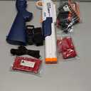Toy Double Barrel Shotgun with Ejecting Shells - Foam Dart Blaster Including Ammunition Belt, 40 Darts, 12 Shells & Red Dot Sight - Realistic Reloading Action for Kids Aged 8-12