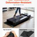 VEVOR Treadmill Mat for Carpet Floor, Exercise Equipment Mat for Treadmills, Stationary & Recumbent Bikes, High Density PVC Floor Protector Gym Mats, Waterproof and Non-Slip for Home Gym