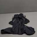 Dog Raincoat with Harness for Small and Medium Dogs, Adjustable Waterproof Dog Rain Jacket,Reflective Rainproof Puppy 4 Legs Raincoat-Grey,M