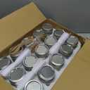 8 oz Mason Jars with Airtight Silver Lids - 30 Pack Small Glass Jars Set with Labels, Twine & Mesh Bags - Wide Mouth Canning Jars for Party Favors, Baby Shower, Wedding & Bulk Crafts