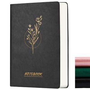 Fetinar Aesthetic Lined Journal Notebook for Women,300 Pages Softcover Leather Lined Journal Notebook,300 Pages Daily Journal, College Ruled Notebook for Work School, Note Taking 5.75''X8.38''