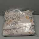 Wonnitar 5x7 Rug for Bedroom Decor, Washable Nursery Rug for Baby, Neutral Ultra-Thin Non Slip Floral Print Carpet for Kids Room Farmhouse Living Room Office, Cream Beige