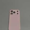 Ktele Magnetic for iPhone 17 Pro Case [Compatible with Magsafe] [Premium Silicone Satin-Smooth Touch] Slim Shockproof Anti-Scratch Microfiber Lining Case, 6.3 inch, Chalk Pink