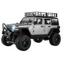 SVERTIBO 1/12 RC Crawler RTR, MN-128 Off-Road Truck, 4x4 RC Rock Crawler with 2.4G Remote Control RC Jeep Car Model for Adults Hobby Gifts (Gray)