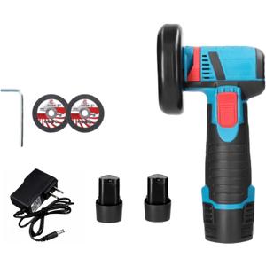 ThreeH Cordless Angle Grinder 12V Electric Grinder Power Tools Handheld Polishing Motor with 2 Batteries,3Inch Disc for Pipe Thin Steel Wood Cutting