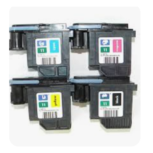 Printhead for Designjet, Good Compatible Printhead Replacement, Abs, 4Pcs Printhead,for Designjet 100 110 111 500 510 800 813 850 Bk C M Y, BONKZEBUo8ewdsigfc