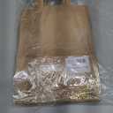 24 Pack Kraft Paper Gift Bags with Handles  8x4.5x10.5" 120 Gsm Brown Paper Bags with Gold Foil Star Design  Reusable Recyclable Bulk Gift Bags for Parties, Weddings, Baby Shower, or Small Business