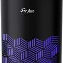 FreAire Air Purifiers for Bedroom, Air Purifiers for Home with Lights, HEPA Air Purifier Removes Dust Smoke Pollen Dander Smell, for Home/Pets/Bedroom, Black