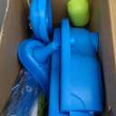 AuntyFey Water Table for Toddlers 1-3-5, Toddler Sand Table, Kids Water Table with Umbrella for Outside Kids Ages 4-8, Blue