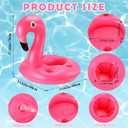 FillTouch Floating Drink Holder for Pool, Floating Cabana Bar, Hot Tub Drink Holder for Adults, Inflatable Pool Accessories(Flamingo)