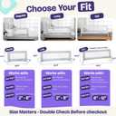 ComfyBumpy 1-Pack Bed Rail for Toddlers 35.5" L x 19.5" H | Toddler Bed Rails for Twin, Full & Toddler Mattress Size | Swing Down Rail Guard | Mattress Side Rail for Kids | White, 35.5 | Standard | 1-Pack