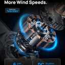 Dreo Ceiling Fans with Lights, 12 Speeds & 3 Fan Modes, Quiet DC Motor, Low Profile Easy to Install, Flush Mount Smart Ceiling Fan with Dimmable LED, 12H Timer for Bedroom, Remote, Silver, 44''