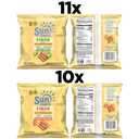 SunChips Fiber Whole Grain and Black Bean Snacks, 2 Flavor Variety Pack, 1 oz Bags, (21 Pack), 3g Fiber, No Artificial Flavors, No Colors from Artificial Sources (EXP 09/08/26)