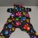 Cnkwei Dog Pajamas Medium Large Dog Paw Printed Greyhound Pajamas Jumpsuit Bodysuit