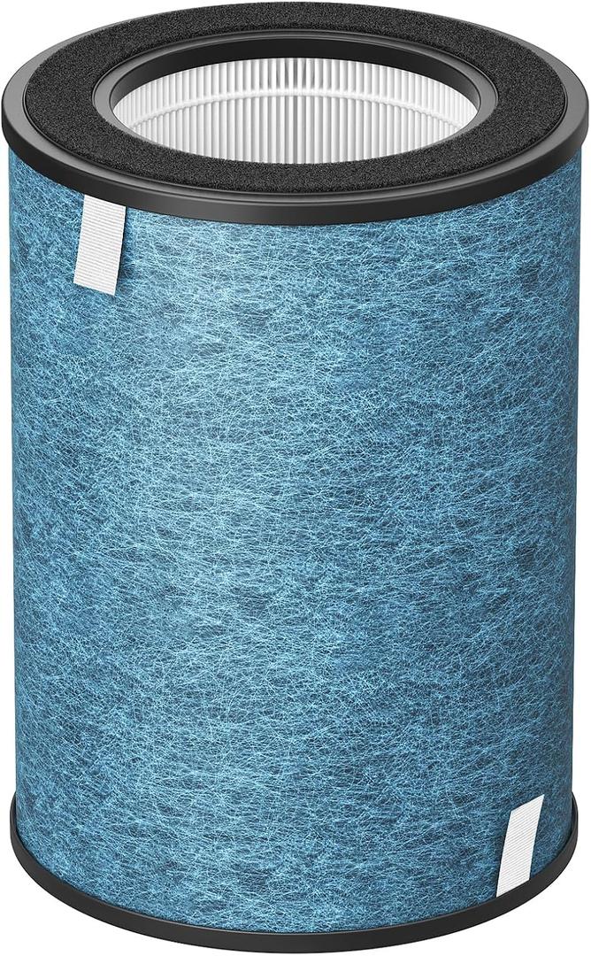 HP301 Replacement Filter Compatible with Shark HP302, HP301 Air Purifier NeverChange Max, HEPA Filter for HP305, HP300, HP200, HP201, HP202, HP232, HC501, AP1000, UA205 Air Purifiers, Part # HE3FKPET