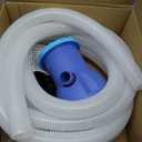 DeeprClean 300GPH Pool Filter Pump for Small Above Ground Pools, Promoted Water Circulation & Filtration, Fits Type-I Filter Cartridge,ETL Certified Small Pool Pump w/GFCI for Safe Protection-SkyBlue