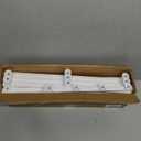 Drying Rack Clothing, 3-Tier Clothes Drying Rack Foldable, Antirust Laundry Drying Rack Collapsible Use for Indoor & Outdoor, 11.8" D x 34.6" W x 35.4" H, White