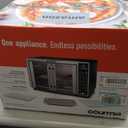 Gourmia French Door Air Fryer  25 Qt Large Capacity Convection Oven, Fryfroce 360, Digital Display with 17 Cooking Presets, Bake, Toast, Roast, Dehydrate, Fits 12 Pizza (Stainless Steel)