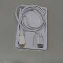 AUTOUTLET Wii to HDMI Converter 1080P 5ft/150cm for Full HD Device, Adapter with HDMI Male Cable Output Compatible with Nintendo Wii, Wii U, HDTV, Monitor-Supports All Wii Display Modes