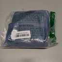 HOMEIDEAS Blackout French Door Curtains, Privacy Door Window Curtains, 26 X 20 Inch Shades for Glass Window, Thermal Insulated Tie Up Shades Coverings, 1 Panel, Stone Blue